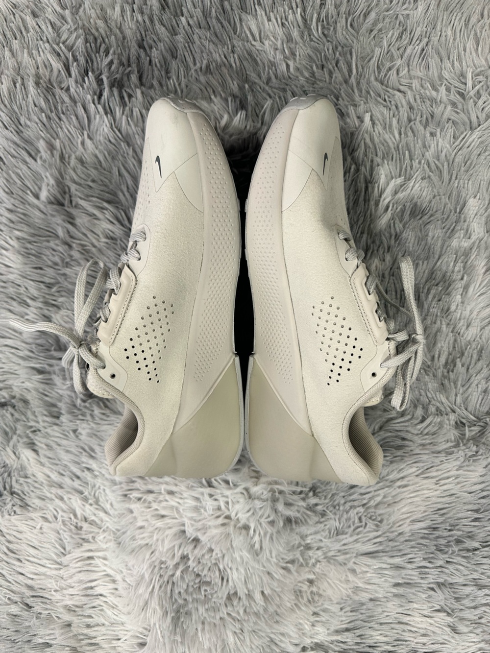Nike Men's Training Shoe - Light Cream with Gray Swoosh Nike Air Zoom TR1 - Picture 4 of 12